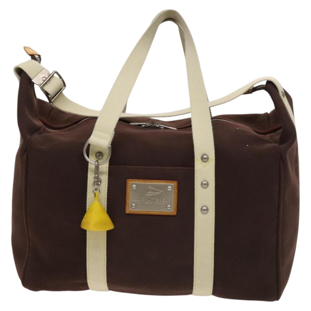 Louis Vuitton Cup Sac Antigua Duffle Bag Canvas, BROWN, CANVAS, Travel bag