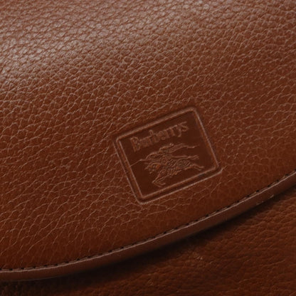 Burberry Vintage Shoulder Bag Leather, BROWN, LEATHER, Shoulder bag