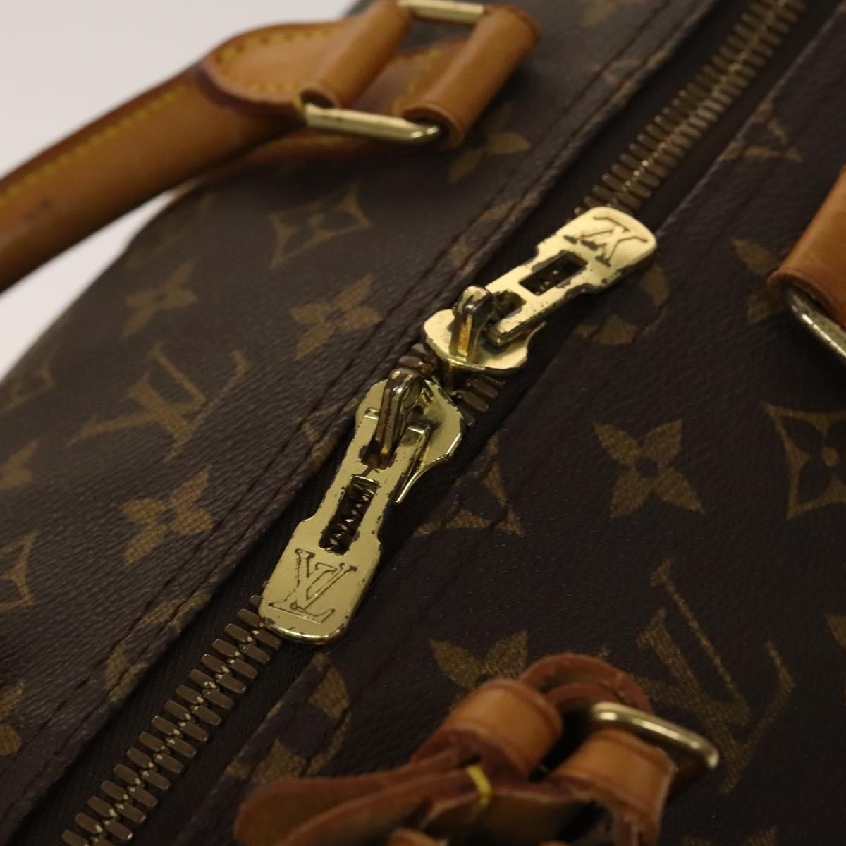 Louis Vuitton Keepall Bag Monogram Canvas, BROWN, CANVAS, Travel bag