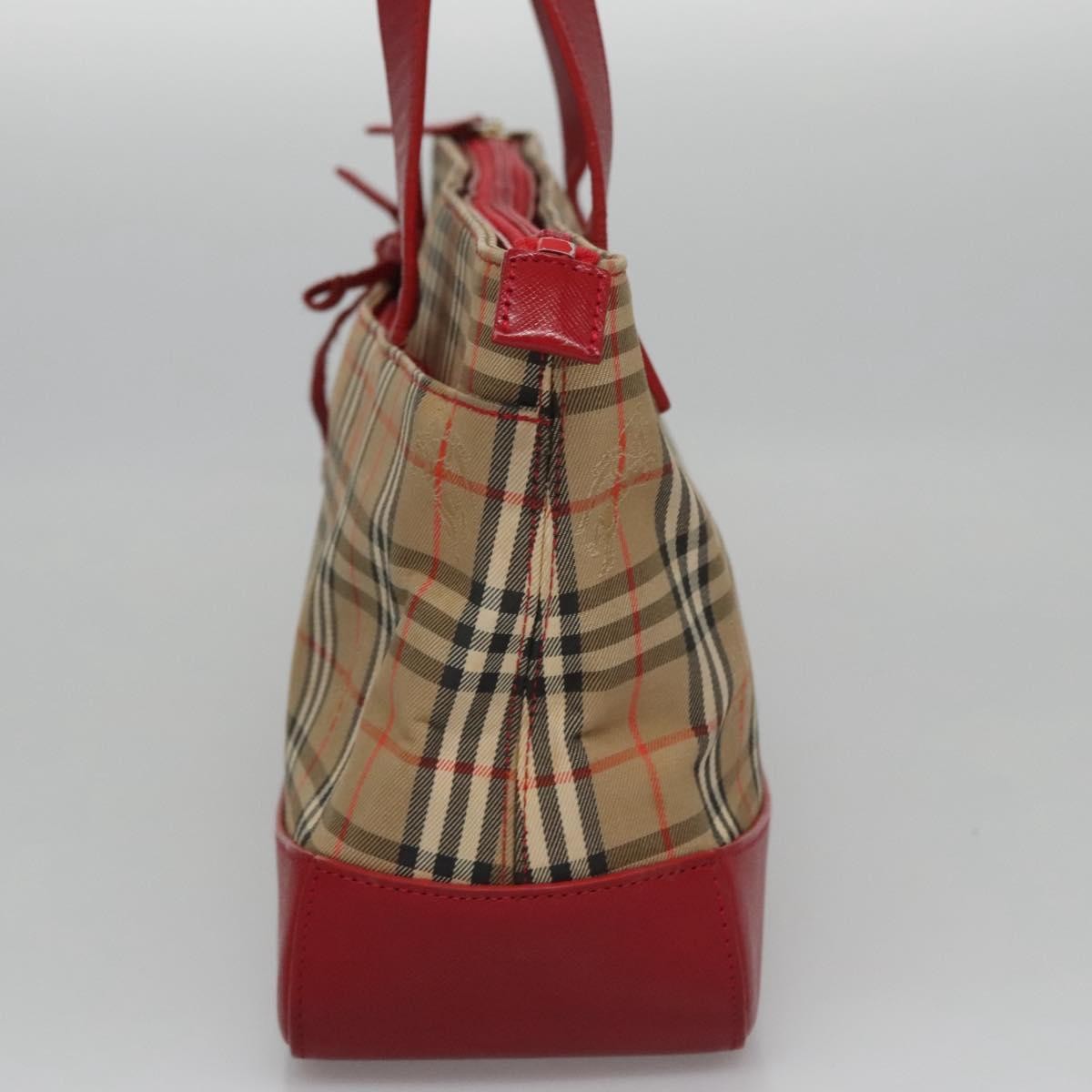 Burberry Nova Check Handbag Nova Check Canvas, BEIGE, CANVAS, Handbag
