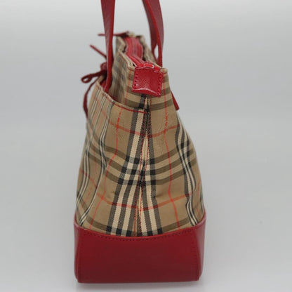Burberry Nova Check Handbag Nova Check Canvas, BEIGE, CANVAS, Handbag