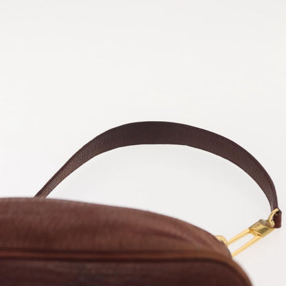 Bvlgari Medallion Frame Shoulder Bag Leather, BROWN, LEATHER, Shoulder bag