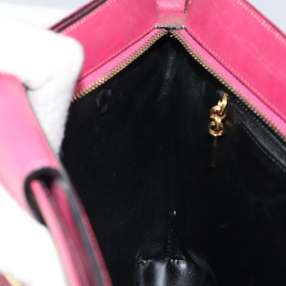 Salvatore Ferragamo Gancini Shoulder Bag Leather, PINK, LEATHER, Shoulder bag