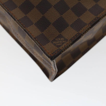 Louis Vuitton Sac Plat Bag Damier, BROWN, CANVAS, Handbag