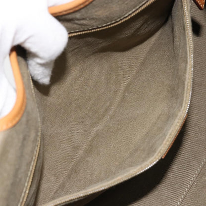 Gucci Vintage Jackie Handbag Canvas, Beige, Canvas, Handbag