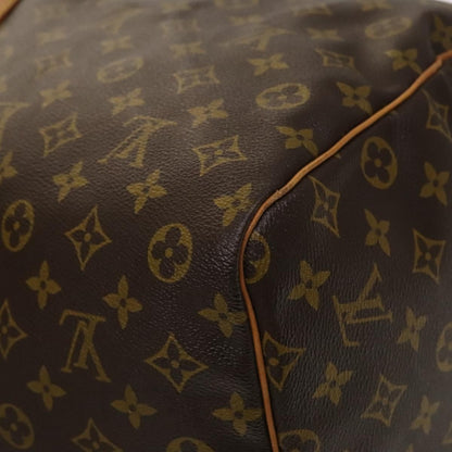 Louis Vuitton Keepall Bag Monogram Canvas, BROWN, CANVAS, Travel bag