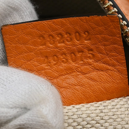 Gucci Soho Boston Bag Leather, Orange, Leather, Handbag