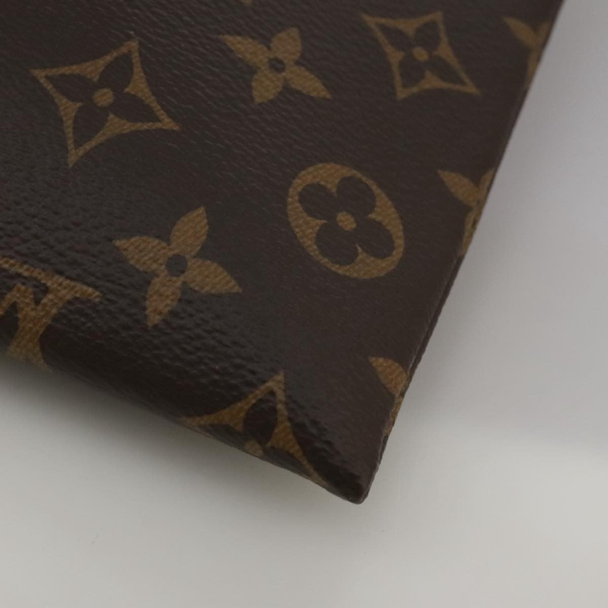Louis Vuitton Solar Ray A4 Pouch Monogram Canvas, BROWN, CANVAS, Clutche & pouche
