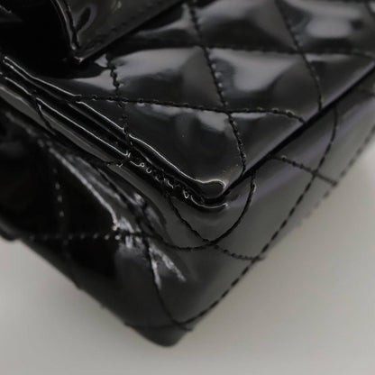 Chanel Reissue 2.55 Ankle Wrist Flap Bag Quilted Patent, BLACK, PATENT_LEATHER, Clutche & pouche
