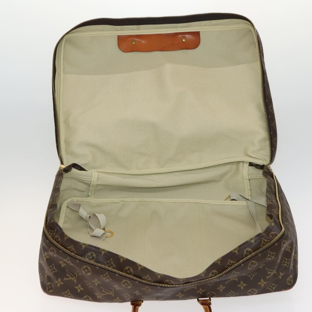 Louis Vuitton Sirius Handbag Monogram Canvas, BROWN, CANVAS, Handbag