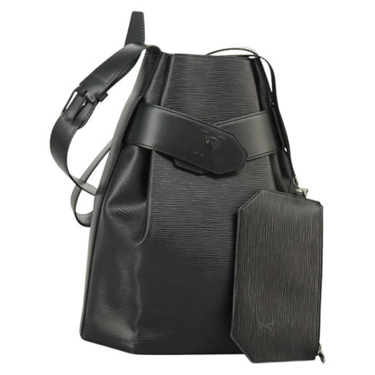 Louis Vuitton Vintage Sac d'Epaule Handbag Epi Leather, BLACK, LEATHER, Handbag