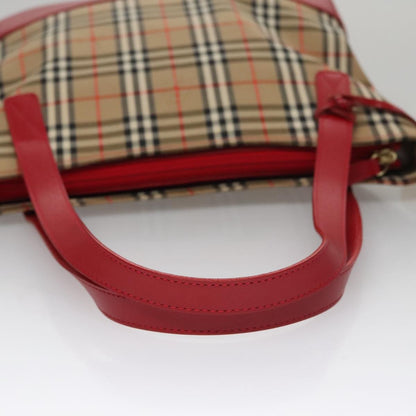 Burberry Nova Check Handbag Nova Check Canvas, BEIGE, CANVAS, Handbag