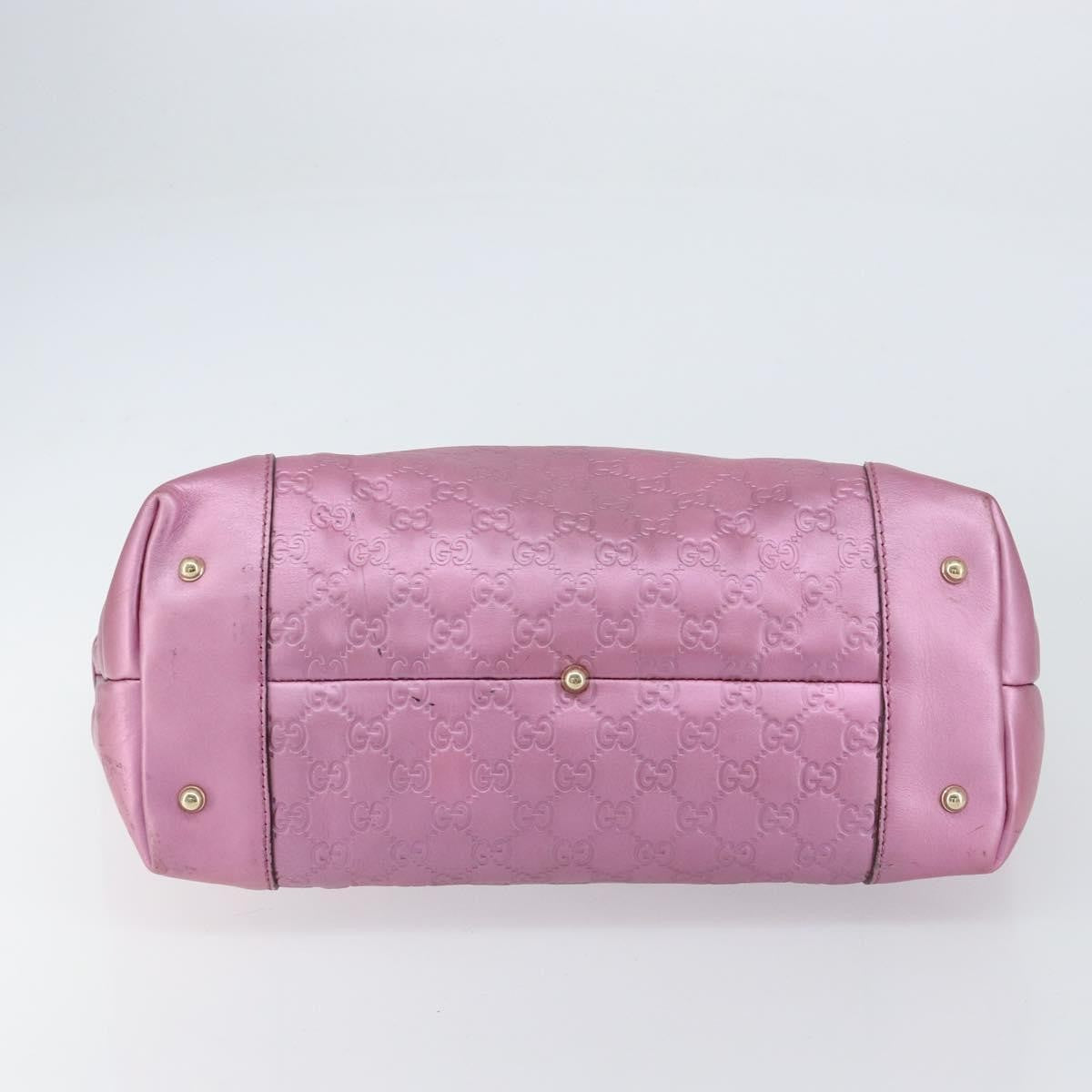 Gucci Heart Bit Open Tote Guccissima Leather, PINK, LEATHER, Tote bag