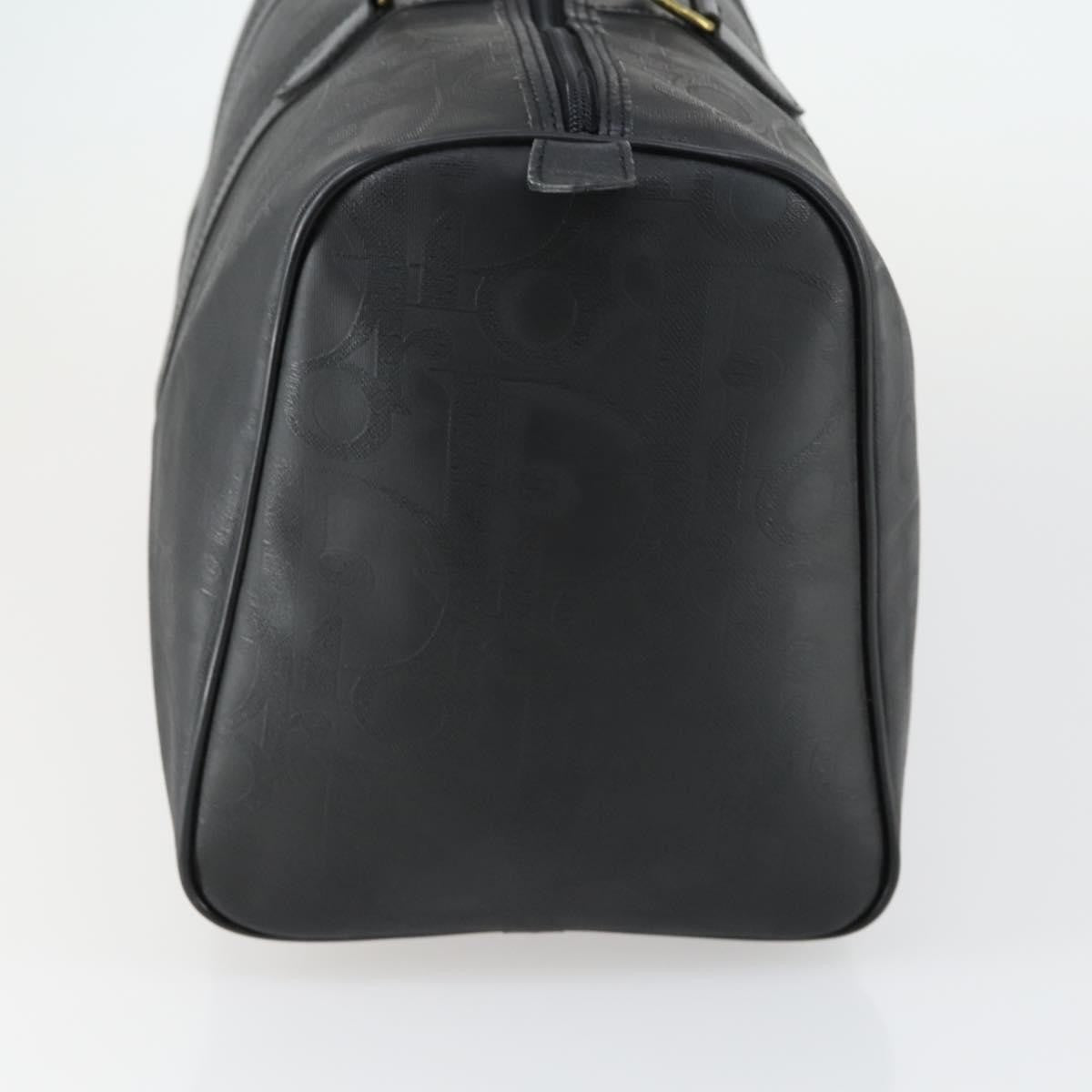 Christian Dior Vintage Trotter Boston Bag PVC, BLACK, PVC, Travel bag