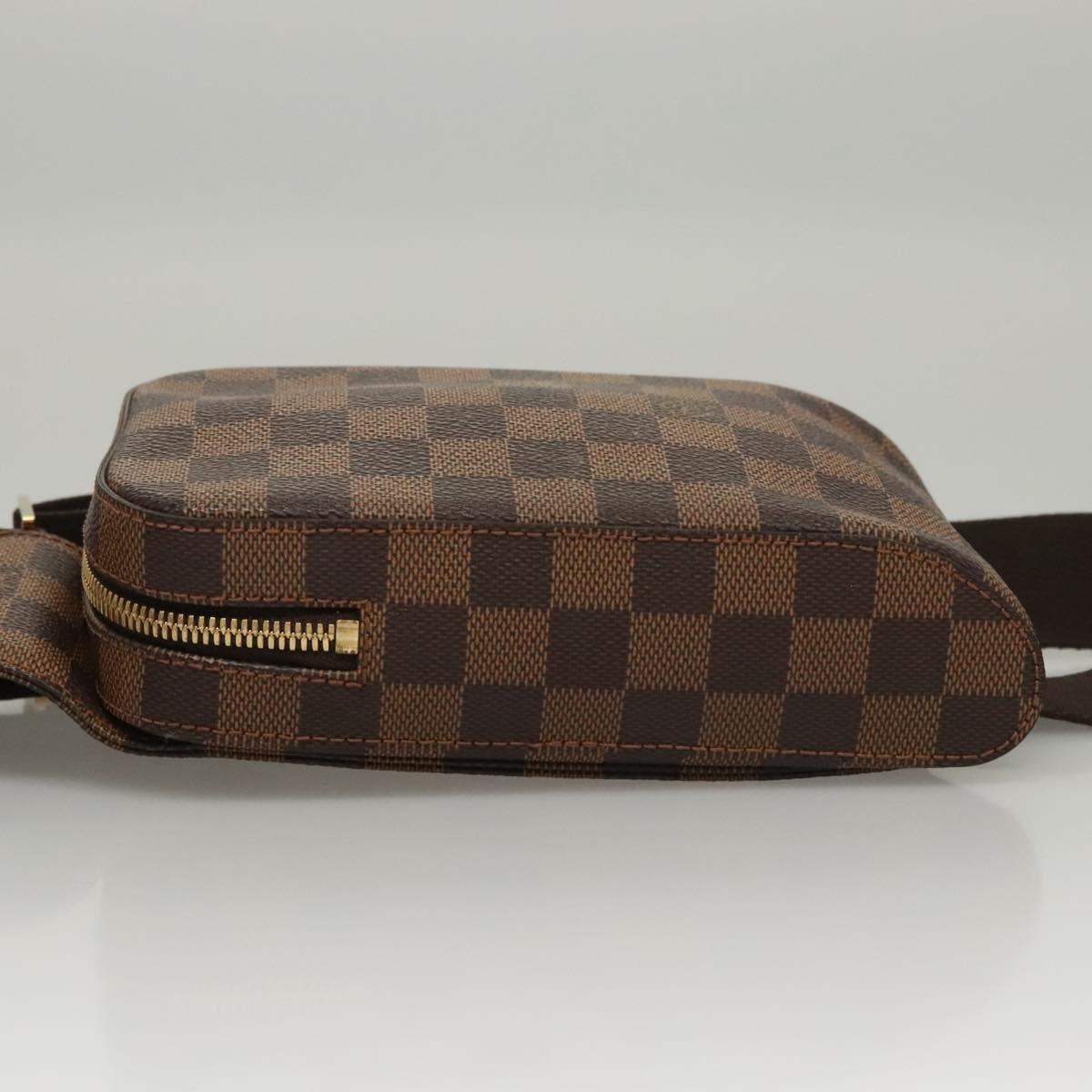 Louis Vuitton Geronimos Waist Bag Damier, BROWN, CANVAS, Travel bag