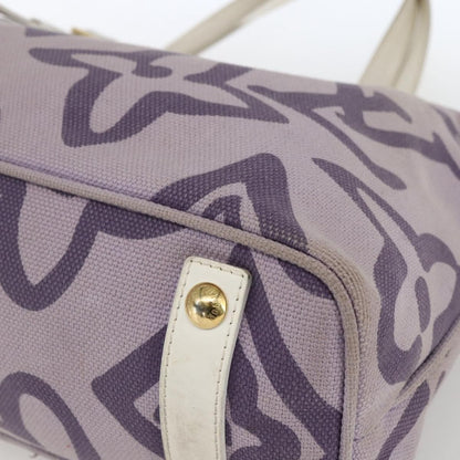 Louis Vuitton Tahitienne Cabas Canvas, PURPLE, CANVAS, Tote bag