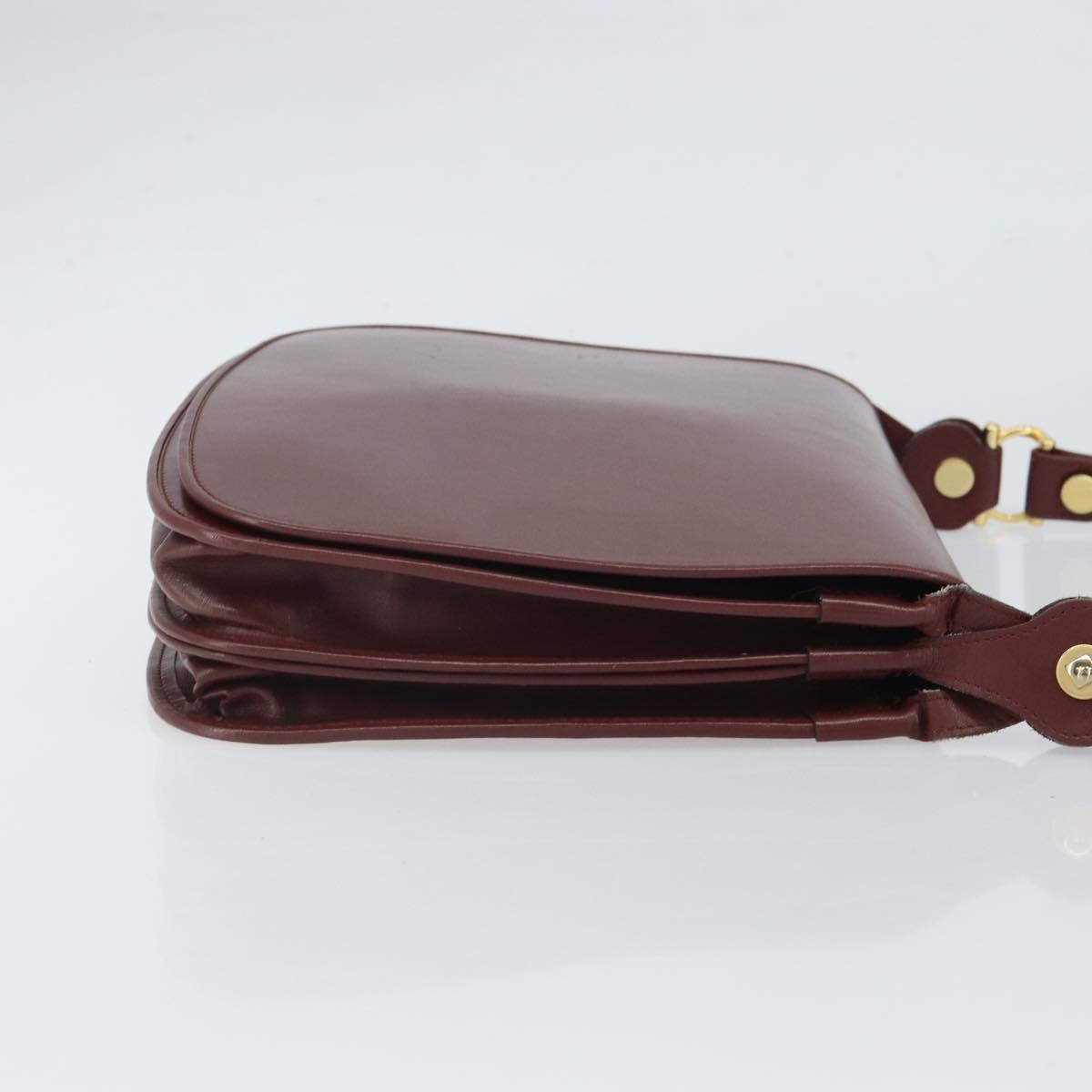 cartier Must de Cartier Shoulder Bag Leather, BURGUNDY, LEATHER, Shoulder bag