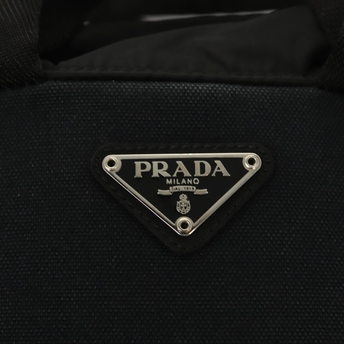 Prada Logo Backpack Tessuto, BLACK, NYLON, Backpack