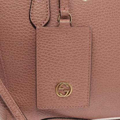 Gucci Swing Tote Leather, PINK, LEATHER, Tote bag