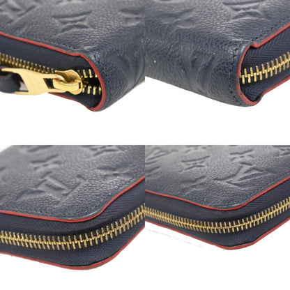 Louis Vuitton Zippy Wallet NM Leather Empreinte, NAVY, LEATHER, Wallets