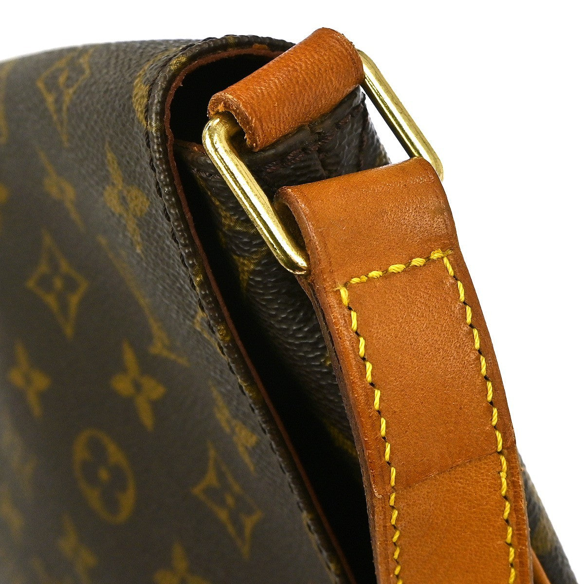 Louis Vuitton Musette Handbag Monogram Canvas, BROWN, CANVAS, Shoulder bag