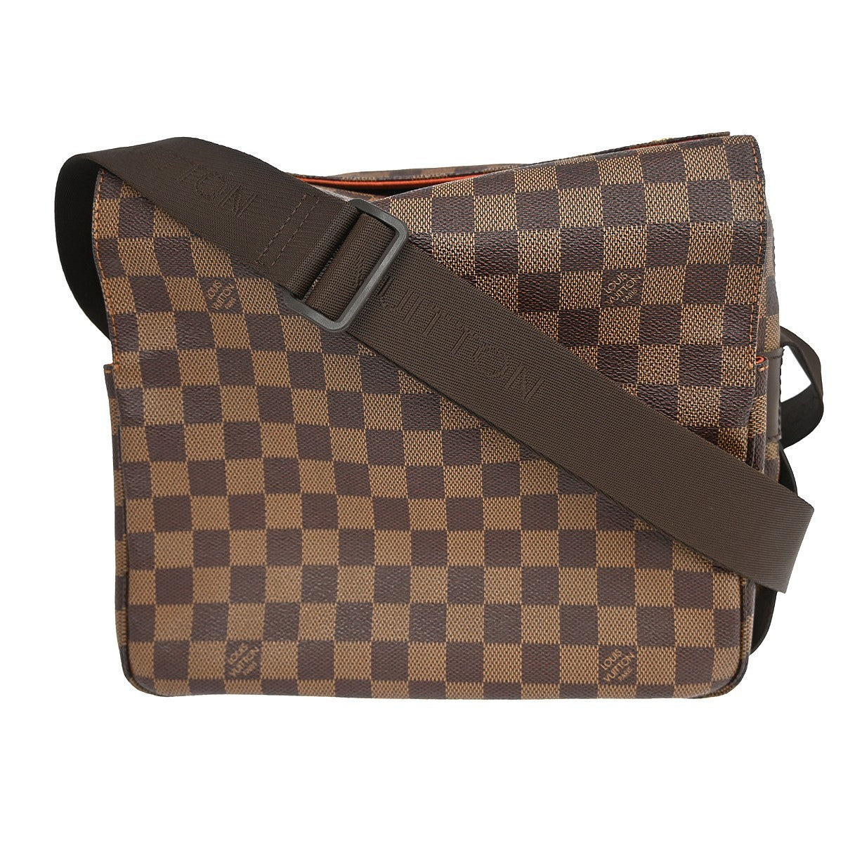 Louis Vuitton Naviglio Handbag Damier, BROWN, CANVAS, Shoulder bag