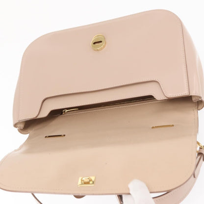 Salvatore Ferragamo Vala Handbag Leather, BEIGE, LEATHER, Handbag