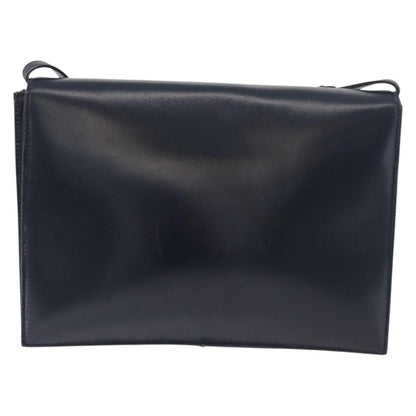Loewe Anagram Shoulder Bag Leather, Navy, Leather, Shoulder Bag