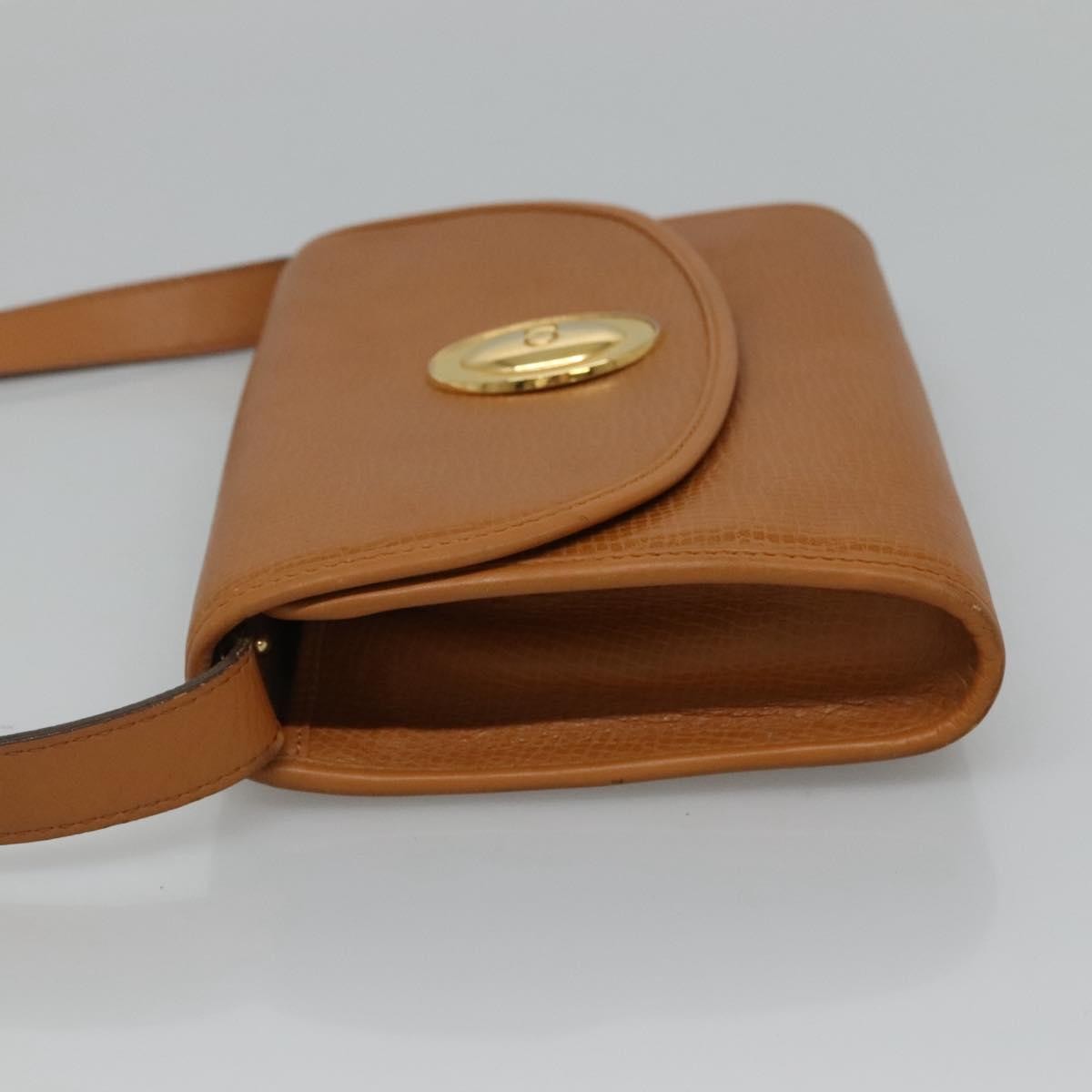 Christian Dior CD Shoulder bag Leather, BEIGE, LEATHER, Shoulder bag