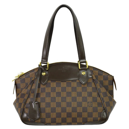 Louis Vuitton Verona Handbag Damier, BROWN, CANVAS, Handbag