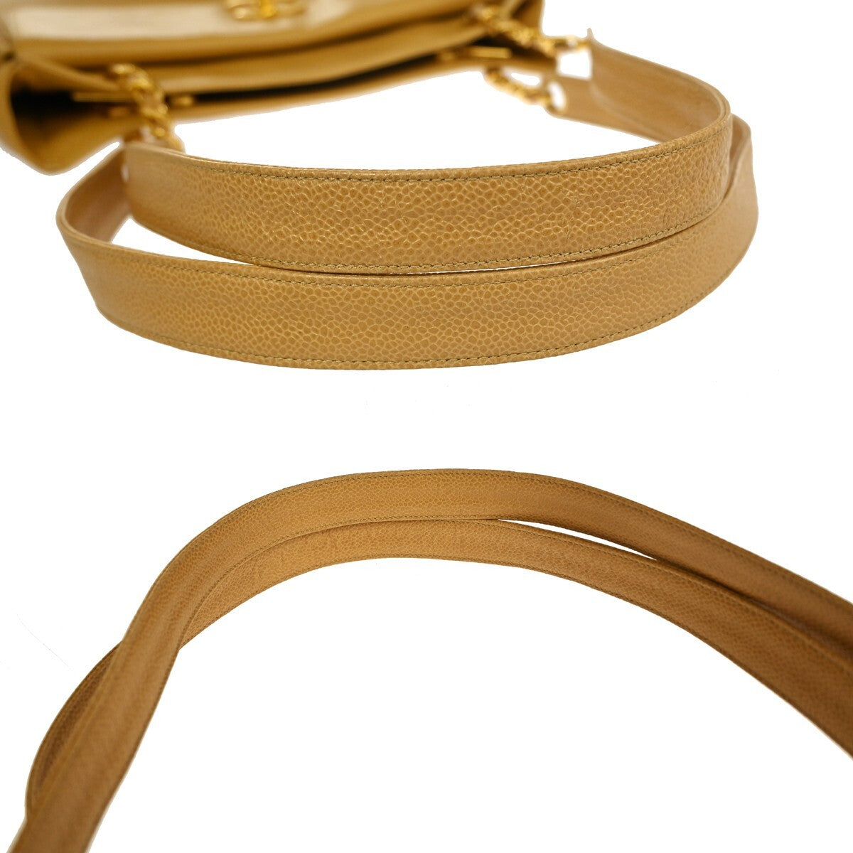 Chanel Vintage CC Front Pocket shoulder Bag Calfskin Leather, BEIGE, CALFSKIN, Shoulder bag