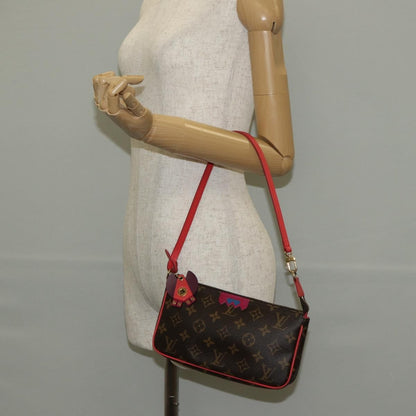 Louis Vuitton Pochette Accessoires NM Limited Edition Totem Monogram Canvas, Brown, Canvas, Clutch