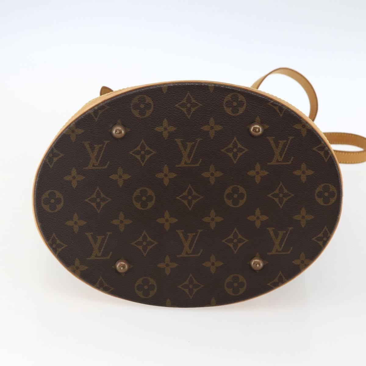 Louis Vuitton Bucket Bag Monogram Canvas, BROWN, CANVAS, Shoulder bag
