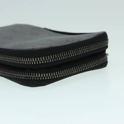 Louis Vuitton Double Phone Pouch Reverse Monogram Eclipse Canvas, GRAY, CANVAS, Tech accessory