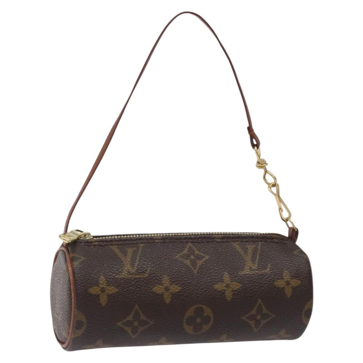 Louis Vuitton Papillon Pochette Monogram Canvas, BROWN, CANVAS, Handbag