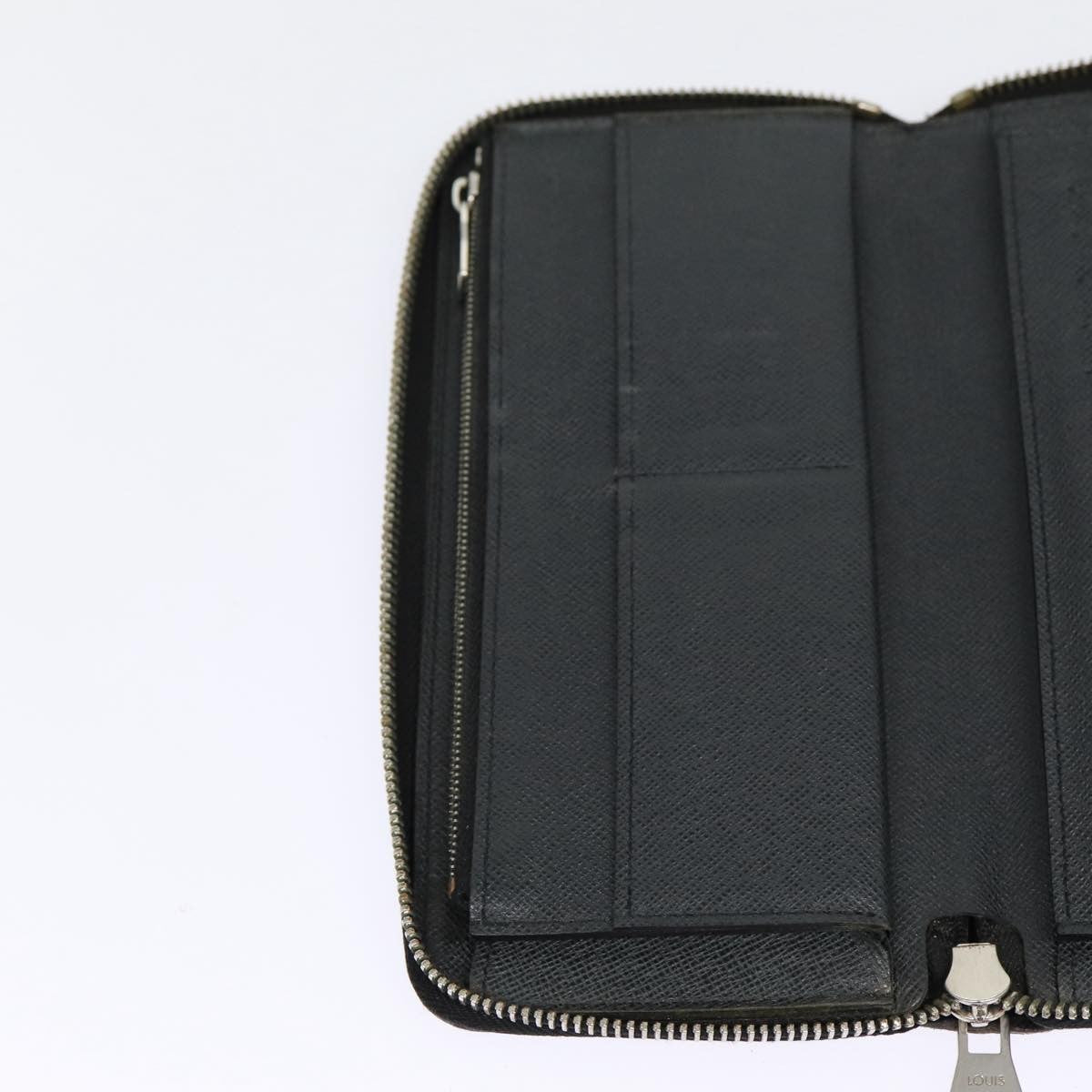 Louis Vuitton Zippy wallet vertical Taïga, GRAY, LEATHER, Wallets