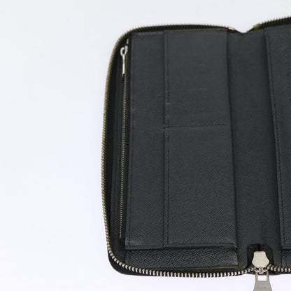 Louis Vuitton Zippy wallet vertical Taïga, GRAY, LEATHER, Wallets