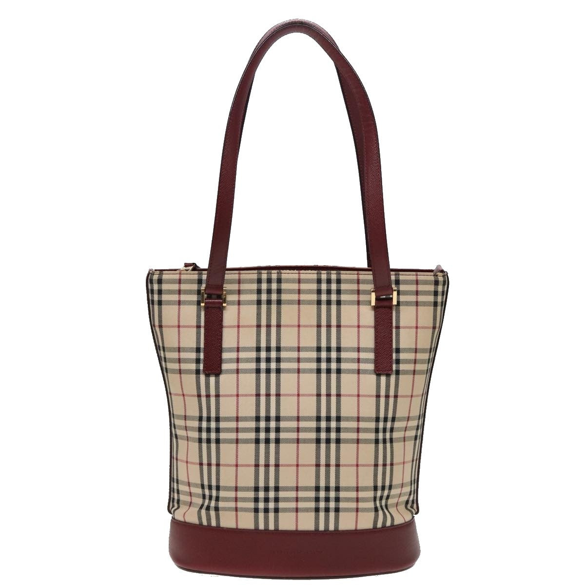 Burberry Nova Check Tote canvas check pattern, BEIGE, CANVAS, Tote bag