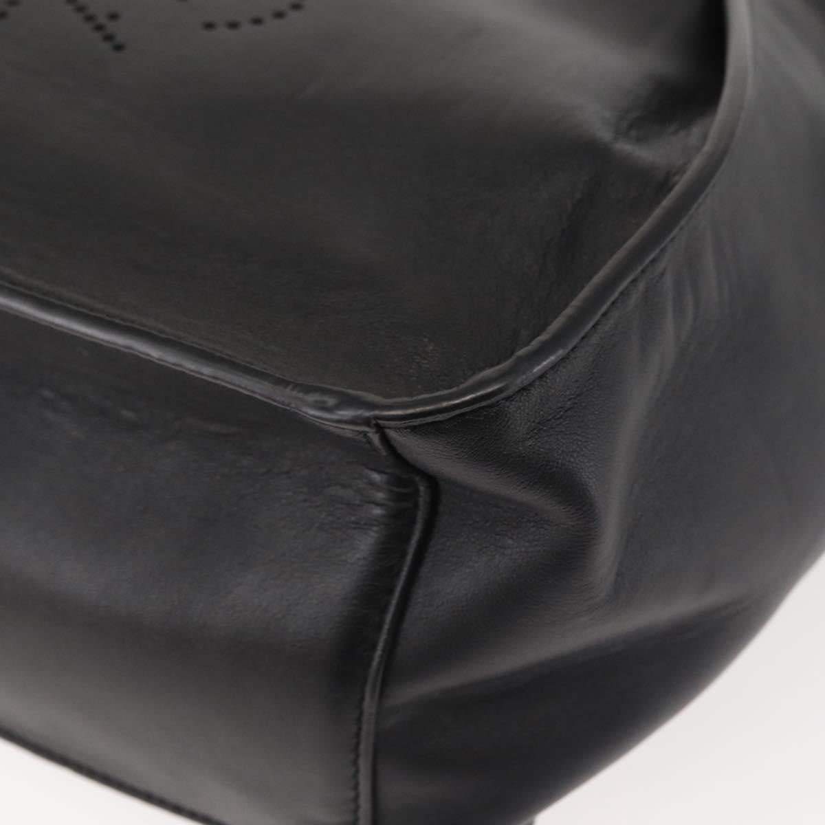 Stella McCartney Cabas tote bag leather, BLACK, LEATHER, Handbag