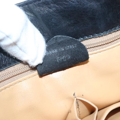 Celine Horse Carriage Shoulder bag Leather, BLACK, LEATHER, Shoulder bag