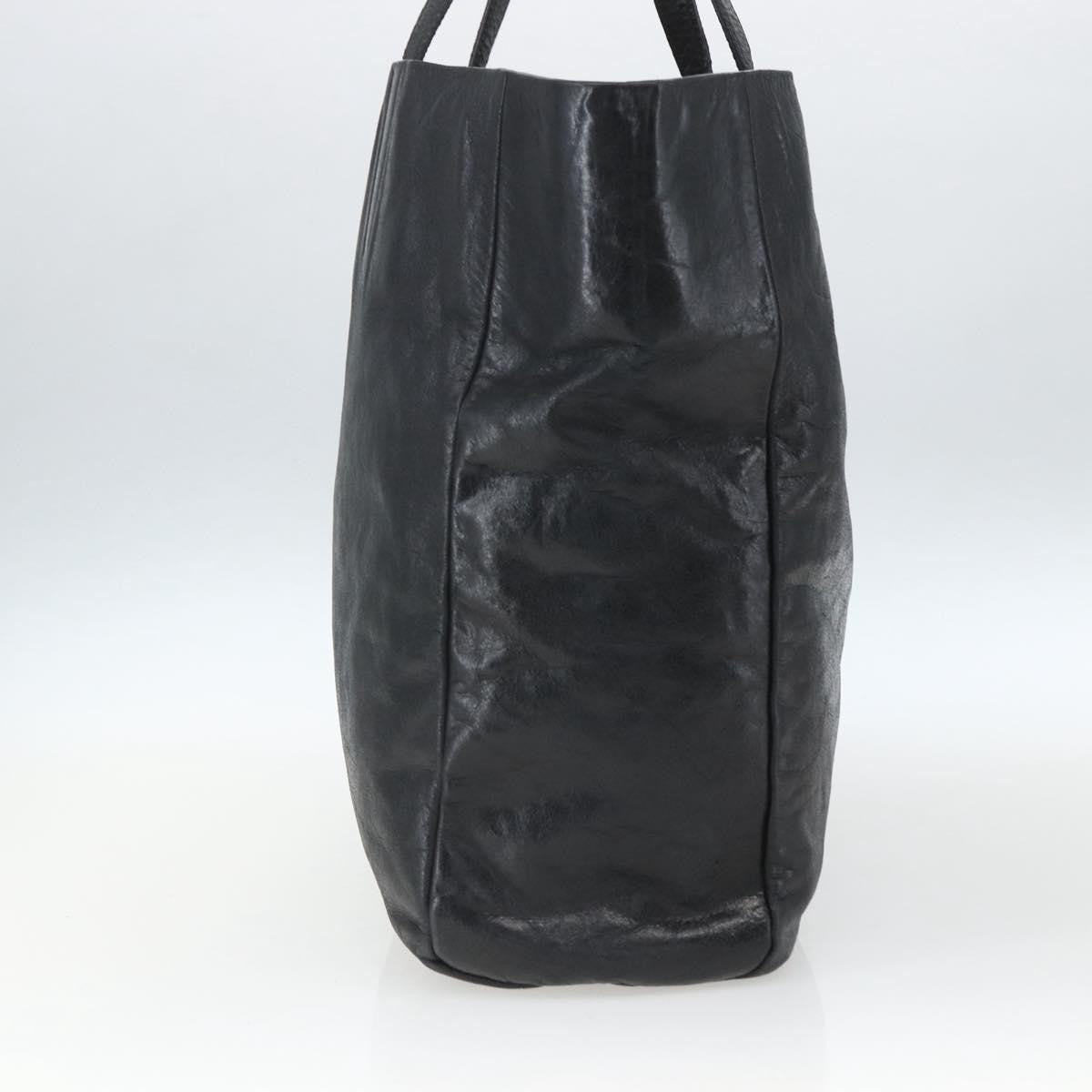 Miu Miu Vintage Tote bag Leather, BLACK, LEATHER, Tote bag