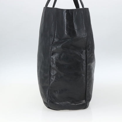 Miu Miu Vintage Tote bag Leather, BLACK, LEATHER, Tote bag