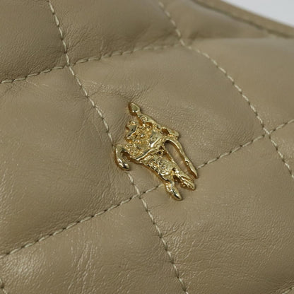 Burberry Hoxton Hobo Quilted Leather, BEIGE, LEATHER, Shoulder bag
