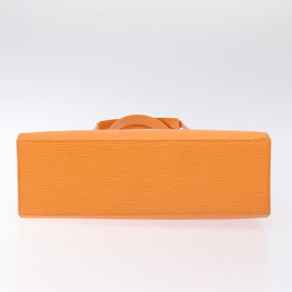 Louis Vuitton Croisette Handbag Epi Leather, ORANGE, LEATHER, Handbag