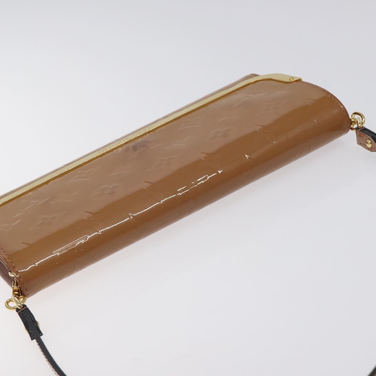 Louis Vuitton Rossmore Handbag Monogram Vernis, BROWN, PATENT_LEATHER, Shoulder bag