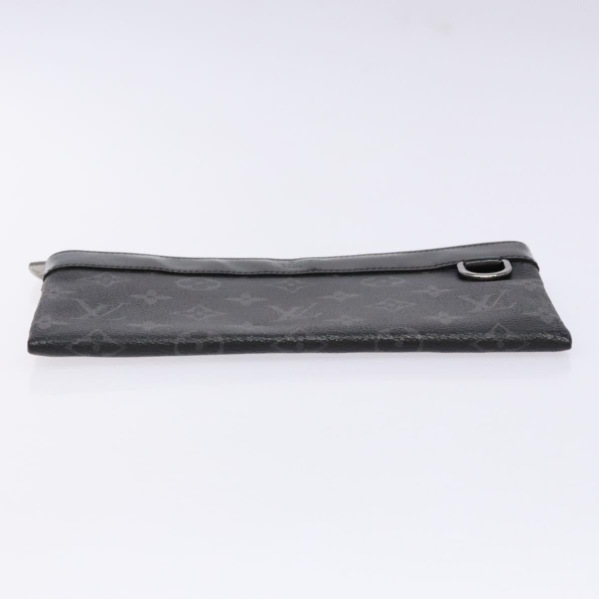 Louis Vuitton Discovery Pochette Monogram Eclipse Canvas, BLACK, CANVAS, Clutche & pouche