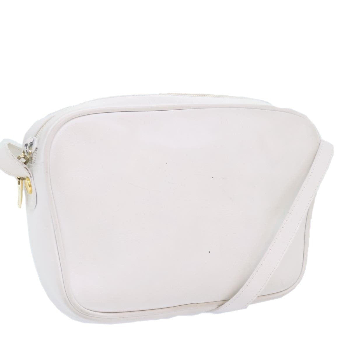 Salvatore Ferragamo Gancini Crossbody Bag Leather, GOLD, LEATHER, Shoulder bag
