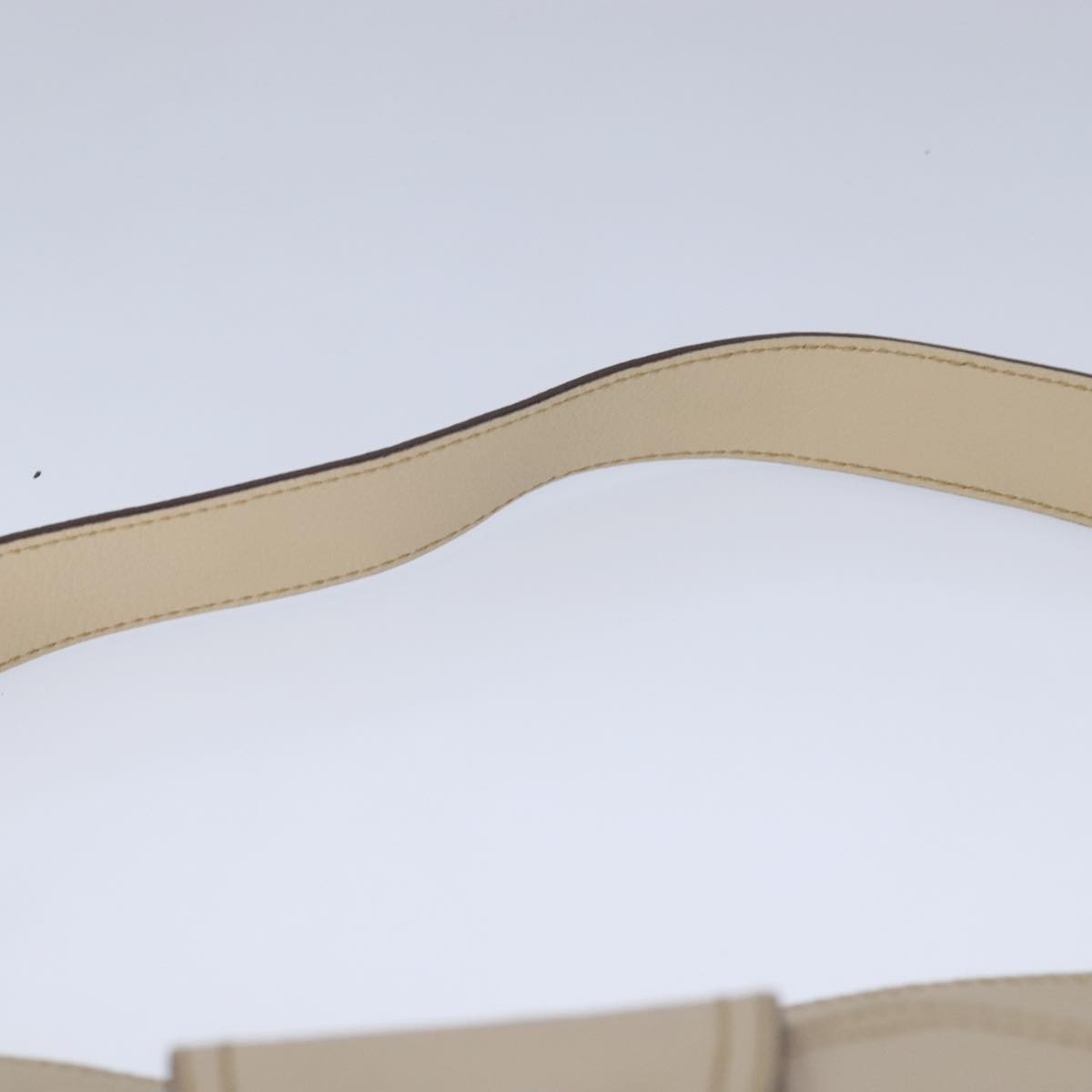 Salvatore Ferragamo Gancini Shoulder Bag Leather, BEIGE, LEATHER, Shoulder bag