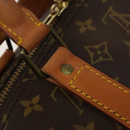 Louis Vuitton Keepall Bag Monogram Canvas, BROWN, CANVAS, Travel bag