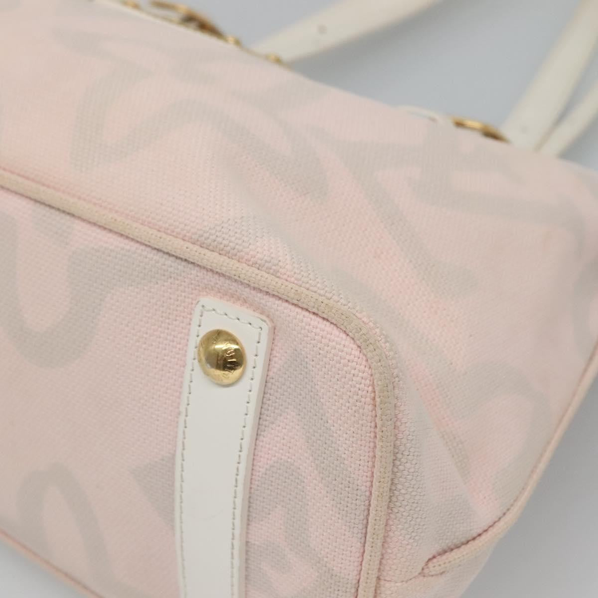 Louis Vuitton Tahitienne Cabas Canvas, PINK, CANVAS, Tote bag